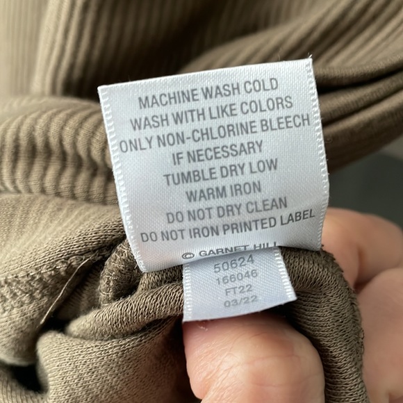 Garnet Hill Organic-Cotton Ribbed Dress - Picture 9 of 13